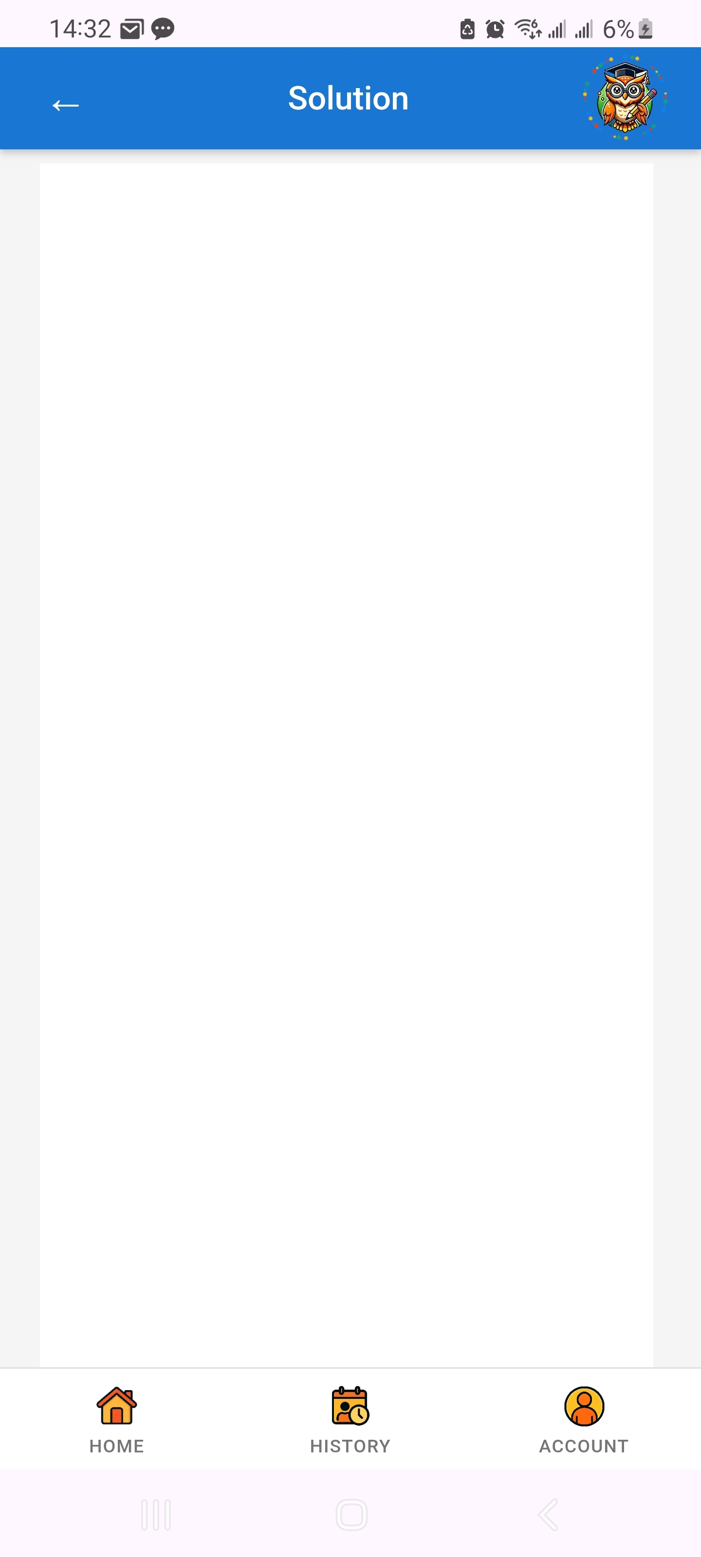 Question screen